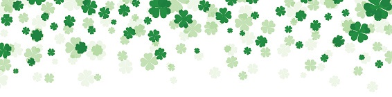 St. Patrick's day banner.