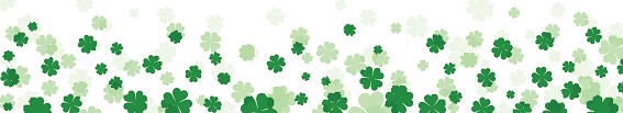 St. Patrick's day banner.